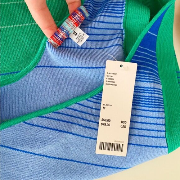 Urban Outfitters | UO Jax One Shoulder Mini Dress Ribbed Sweater Knit New Medium - Picture 14 of 16